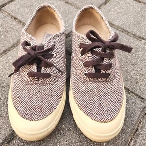 Keds Women's Triumph Brown Herringbone Wool Sneakers 7.5 RARE